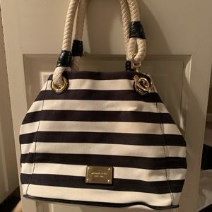 Michael kors striped bag